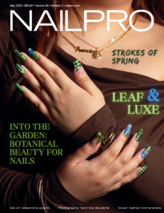A cover for a NAILPRO magazine